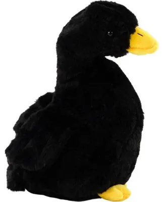 Zdjęcie produktu dla Pluszowa Gęś Maskotka Czarna Przytulanka Pluszak Kaczka 40 cm