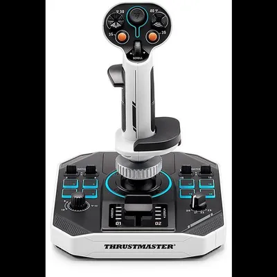 Image de Joystick Spatial THRUSTMASTER Sol-R 1 Flightstick, 44 Boutons Programmables, Technologie H.E.A.R.T. 16 bits, Ambidextre avec Base