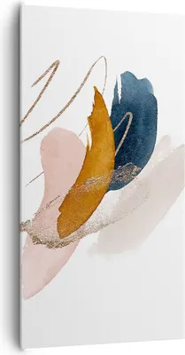 Produktbild von Bild auf Leinwand - Leinwandbild - Einteilig - Die Farben Abstraktion Stück - 65x120cm - Wand Bild - Wanddeko - Wandbilder - Leinwanddruck - Bilder - Wanddekoration - Leinwand bilder - PA65x120-5100