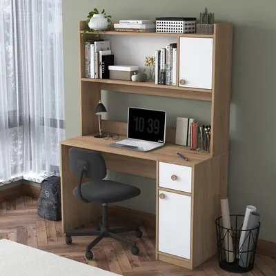 Produktbild von Skye Decor, Hochwertiger Nesting Tisch (3 Teile) - Saphir Eiche, 100% Melamin, E1