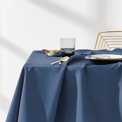 Imagen del producto de room99, Mantel individual para mesa, 130 x 180 cm. Mantel para mesa, ideal para banquetes. Protección contra manchas, lavable, resistente al agua y a la suciedad. Fabricado en poliéster, forma rectangular
