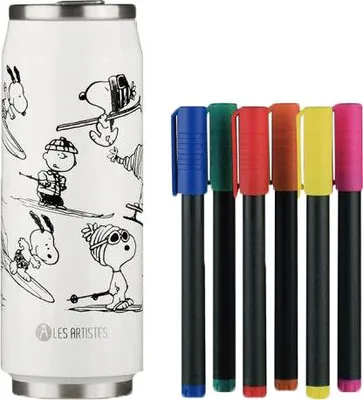 Image de Canette Isotherme Snoopy Creative Set Personnalisable, Isotherme, Design Snoopy - Les Artistes