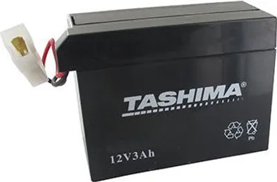 Image de Batterie Motoculture Tashima 12v, 3a Adaptable Pour Tecumseh. L: 110, L: 55, H:80mm, Avec Connexion Spéciale (livrée Sans Acide)