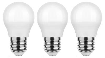 Produktbild von Modee E27 LED Kugellampe P45 7W 700lm 6000K Tageslichtweiß 3 Stück
