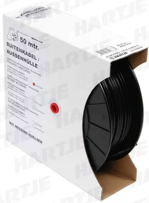 Immagine prodotto di Guaina cavo freno Slurf 50 M bobina nera M. manicotti