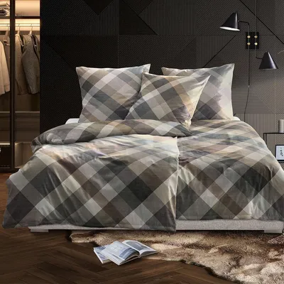 Produktbild von Irisette Flausch-Baumwolle Bettwäsche Zobel 8631 natur 135x200 cm + 80x80 cm