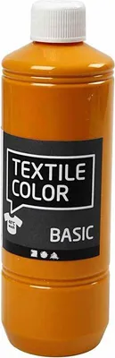 Immagine prodotto di Vernice colorata per tessuti - Senape, 500ml