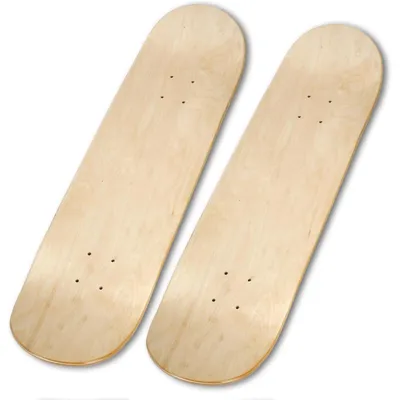 Produktbild von Skateboard Decks 2 Stück 7-lagiges Ahorn konkav 79x20cm für Kinder Erwachsene Anfänger Profis