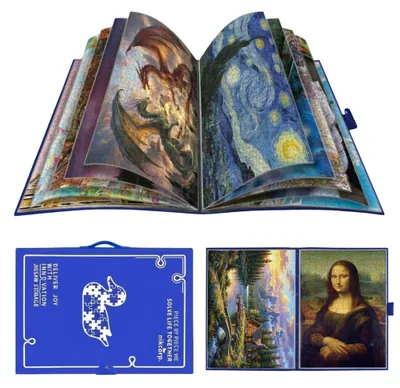 Immagine prodotto di Organizzatore per puzzle con 20 scomparti, ideale per puzzle da 1000 pezzi. Perfetto come regalo