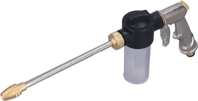 Imagen del producto de Pistola de alta presión, con función de pulverización, para manguera de jardín, ideal para lavar coches