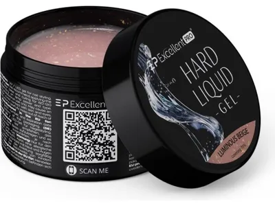 Obrázok produktu pre Excellent Pro | Modelovací gél – zkrášľujúci základ pre hybridné laky – tvrdý tekutý gél – Luminous Beige – samonivelačný