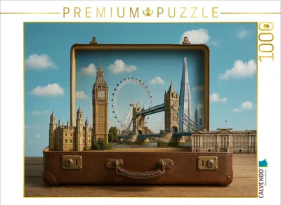 Produktbild von CALVENDO Puzzle Zauberhaftes London | 1000 Teile Lege-Größe 64x48cm Foto-Puzzle für glückliche Stunden
