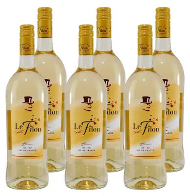 Produktbild von Le Filou Sweet Blanc -lieblich- (6 x 1,0L)
