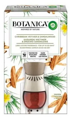 Obrázok produktu pre Botanica by Air Wick Caribbean Vetiver & Sandalwood, 19 ml