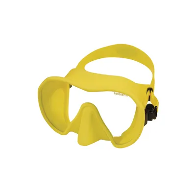 Image de Beuchat Maxlux S - Masque de plongée pour visages étroits, couleur : jaune
