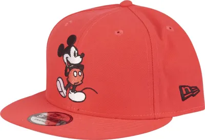Produktbild von New Era 9Fifty Snapback Disney Cap - Mickey Mouse lava rot