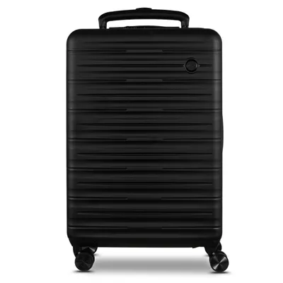 Produktbild von COCOONO® Emotion Koffer Frozen Black- MITTELGROßER 66L Premium Trolley – Stilvoller Reisekoffer mit Rollen – TSA-Schloss - Hartschalenkoffer