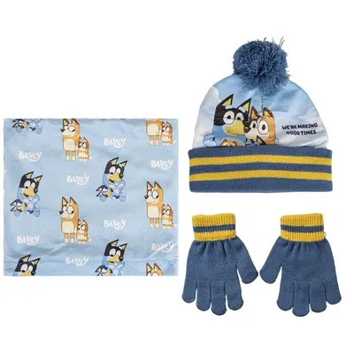 Immagine prodotto di Bluey Bambini Winterset Snood Mü tze Handschuhe