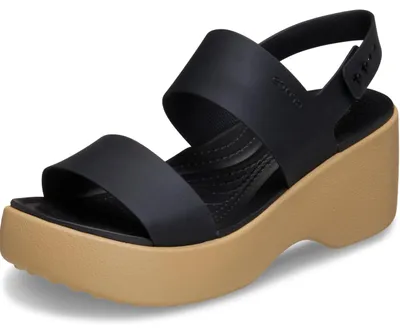 Produktbild von Crocs Brooklyn Sky Sandale, Schwarz/Cashew, Damen, EU 41-42