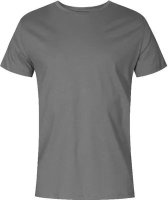 Produktbild von X.O Rundhals T-Shirt Plus Size Herren, Stahlgrau, XXXL