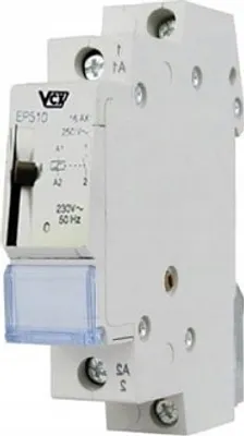 Zdjęcie produktu dla Przekaźnik impulsowy bistabilny VCX na szynie TH35 230V