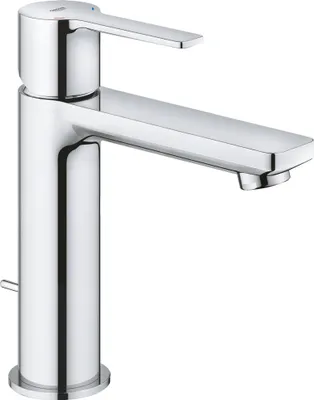 Image de Grohe Lineare Mitigeur monocommandé pour lavabo, S-Size, vidage à tirette, saillie 128mm, 32114001