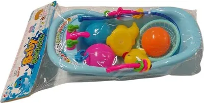 Obrázek produktu pro Vanička pro panenky s doplňky 26x13x7cm PVC. Barva modrá.