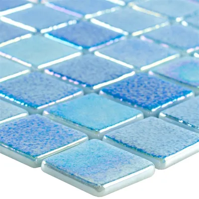 Produktbild von Glas Schwimmbad Pool Mosaik McNeal Hellblau 25