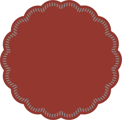 Produktbild von Sovie HORECA Tassen-Deckchen in Bordeaux aus Tissue 9-lagig, Ø 90 mm, 250 Stück