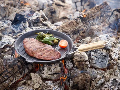 Produktbild von Echtwerk Gusseisen Grillpfanne Rund