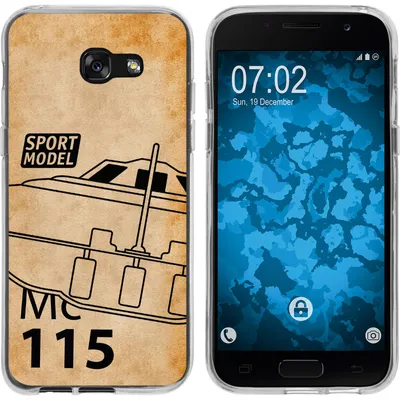 Produktbild von PhoneNatic Case kompatibel mit Samsung Galaxy A7 (2017) Silikon-Hülle Space U.F.O. M1