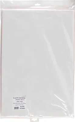 Produktbild von Pronappe 12x Runde Papiertischdecke, Airlaid, Ø 240 cm, Weiß NT24001I