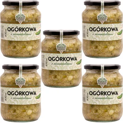 Produktbild von Gurkensuppe mit Kartoffeln 400 ml - Schronisko Bukowina -5x