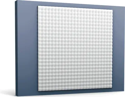 Obrázek produktu pro Nástěnný 3d panel Orac Decor W117 MODERN SLOPE Panel na zeď Dekorační prvek styl moderna barva bílá 1 m2