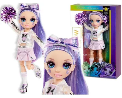 Zdjęcie produktu dla MGA Rainbow High Cheer Doll Violet Willow