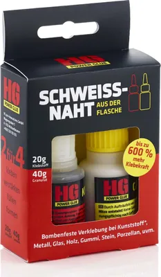 Produktbild von HG Powerglue Regular Schweissnaht a. d. Flasche 20g / 40g