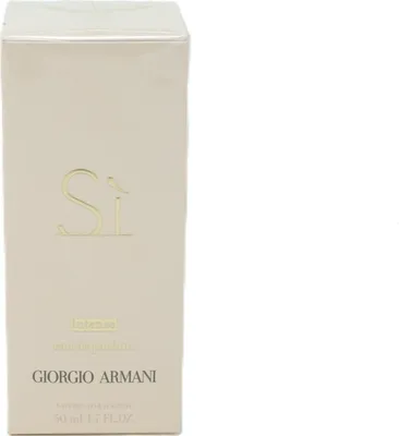 A product shot of a Giorgio Armani perfume box.