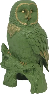 Produktbild von Figur Eule Polyresin 50 x 27 x 26 cm grün