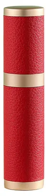 Produktbild von Parfümzerstäuber nachfüllbar 5ml Rot in Lederoptik für Reise