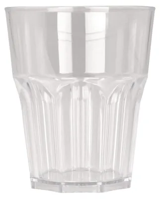 Produktbild von 240 Mehrweg Gläser Becher transparent 290 ml Wiederverwendbar Kunststoff unzerbrechlich Cocktail Wasser