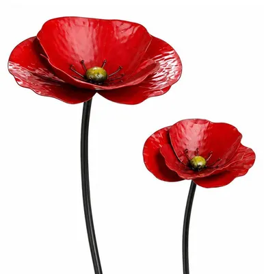 Produktbild von Gartenstecker Vogeltränke 2er Set für Balkon Terrasse & Beet, Winterfeste Insekten- & Pflanzendeko für Frühling & Sommer