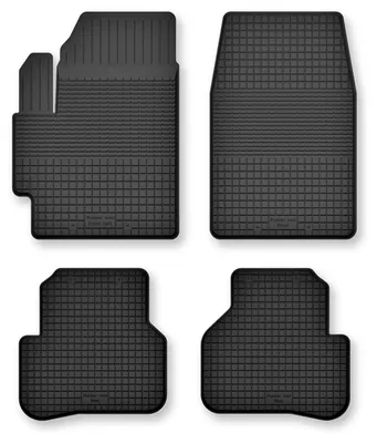 Produktbild von Gummi-Fußmatten für Mazda 3 I BK 2003-2009 (Schrägheck) – 4-tlg, Schwarz, Semi-Universal, angepasst – Wielganizator Semi-Universal