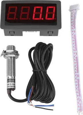 Obrázok produktu pre Digitálny otáčkomer s 4-farebným LED displejom pre otáčky a indukčným Hallovým senzorom