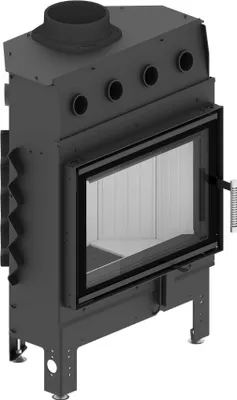 Produktbild von Kaminofen Hitze ALBERO AL9S.HD 9 kW Kaminofeneinsatz Ofen Holzofen Kamin schwarz