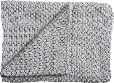 Produktbild von Schardt Babystrickdecke Sunny 75x100 cm, hellgrau