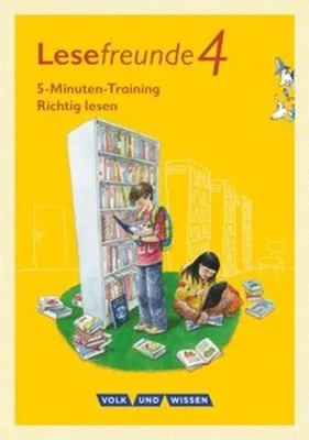 Obrázek produktu pro Lesefreunde. 4. Schuljahr - 5-Minuten-Training "Richtig lesen" - Östliche Bundesländer und Berlin