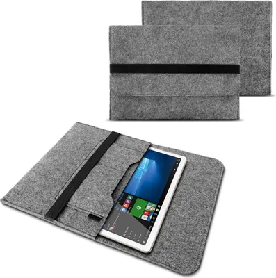 Produktbild von Sleeve Tasche für Lenovo Tab P12 12.7 Zoll Schutzhülle Tablet Hülle Filz CaseFarben:Grau