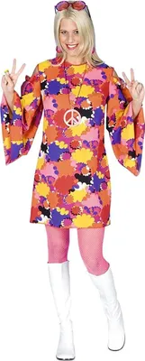 Produktbild von Hippie Kleid mit Trompetenärmeln Größe: 40-42