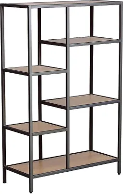 Produktbild von Standregal DANIEL 2 – Eiche/schwarz