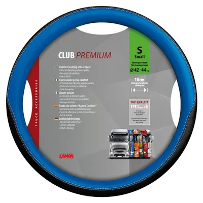 Produktbild von Lampa Lenkradabdeckung "Club",  Ø 42/44 cm, blau